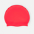 Bonnet de bain silicone - rouge
