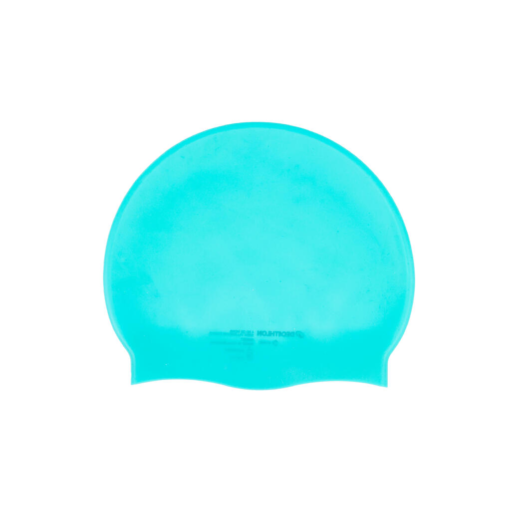 Silicone swim cap turquoise