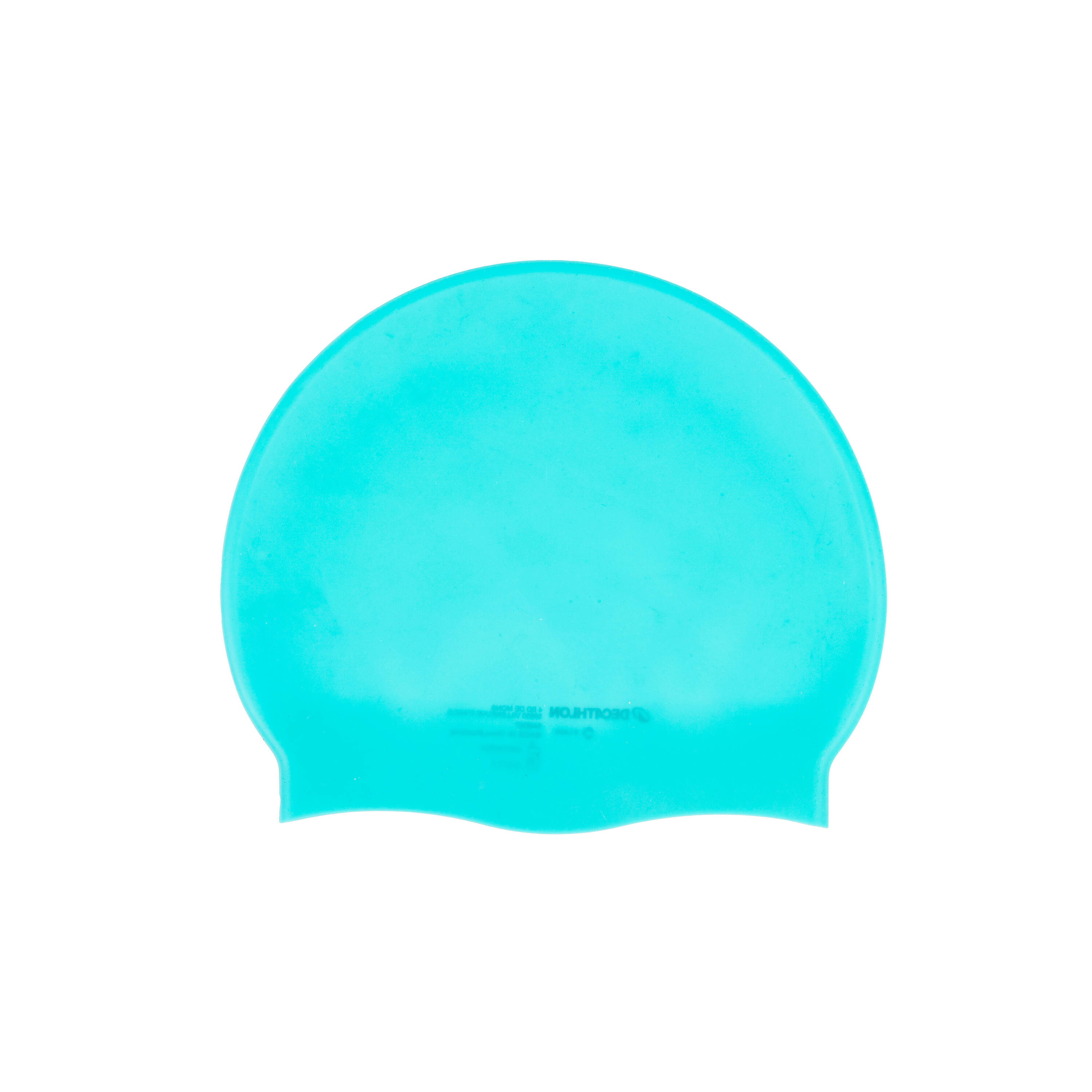 Silicone Swim Cap for Kids & Adults One Size (50-64 cm) - Turquoise -  2