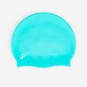 Silicone swimming cap turquoise