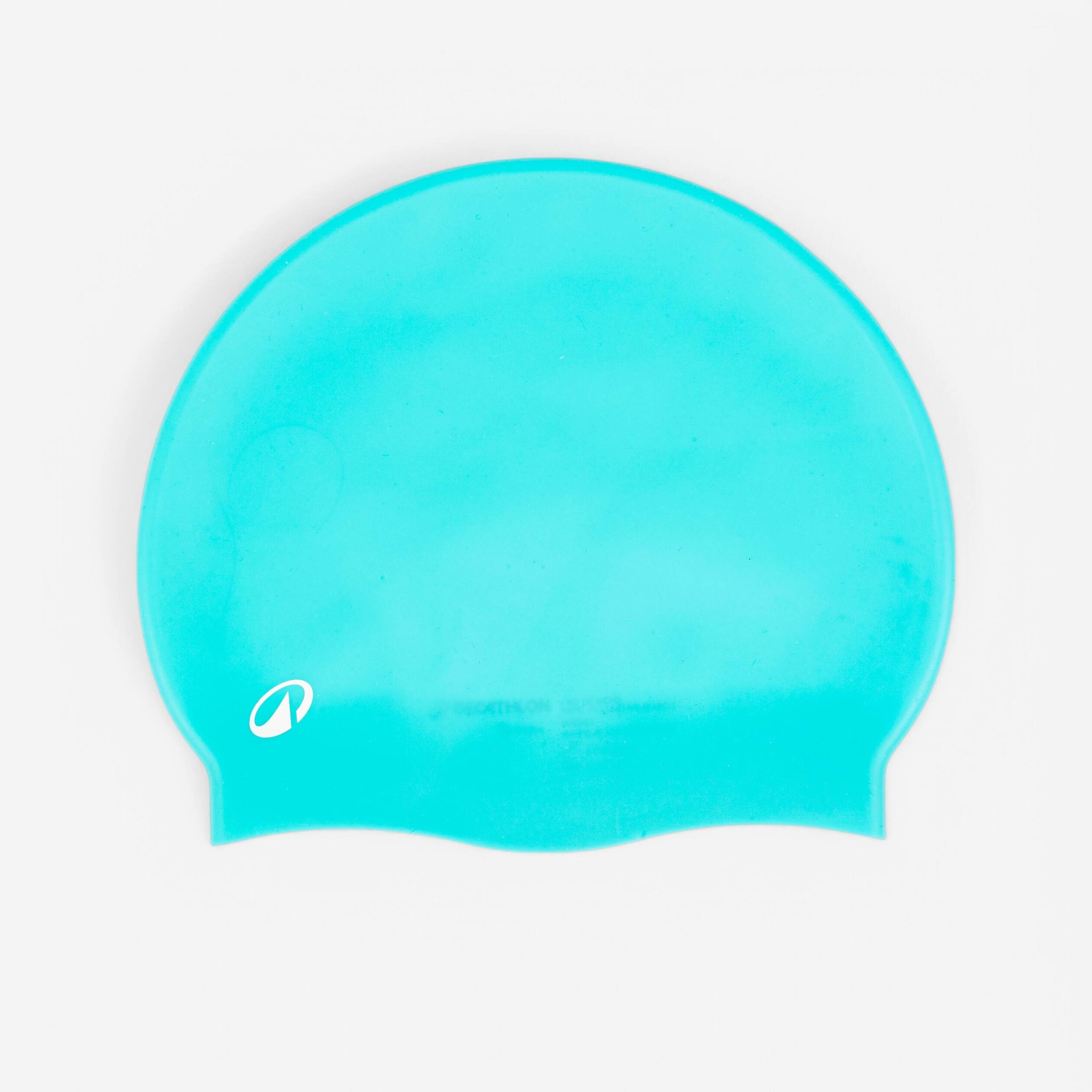 Silicone Swim Cap for Kids & Adults One Size (50-64 cm) - Turquoise