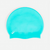 Bonnet de bain silicone - turquoise