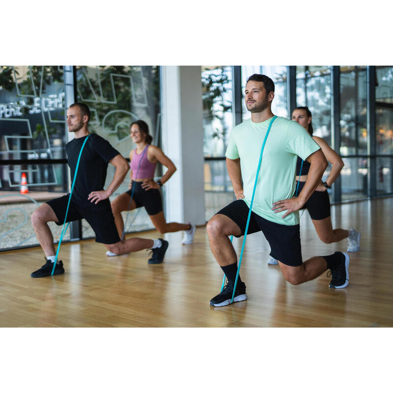 Molton fitness short met zakken voor heren diepzwart