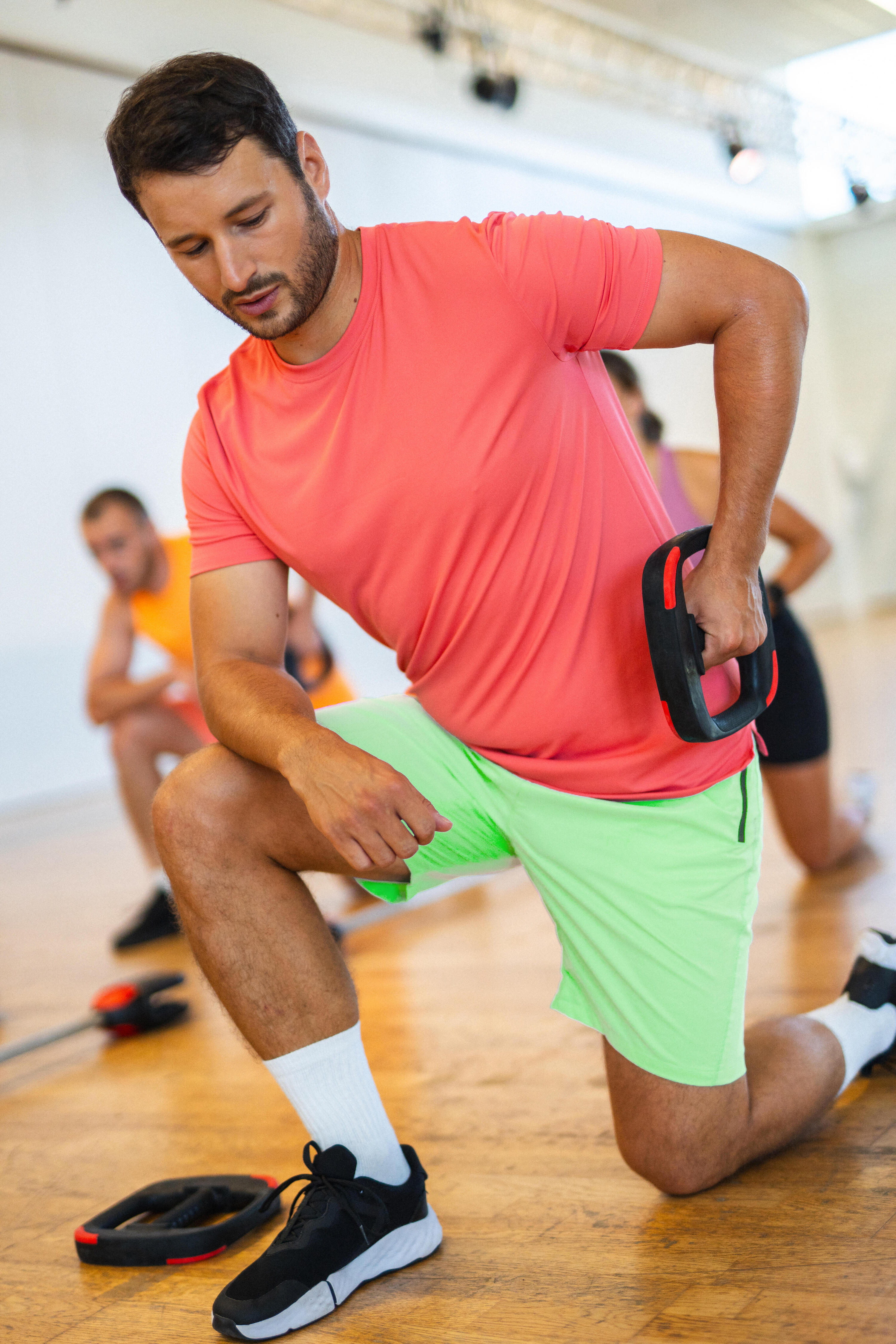 Spodenki fitness cardio męskie Domyos 7/7