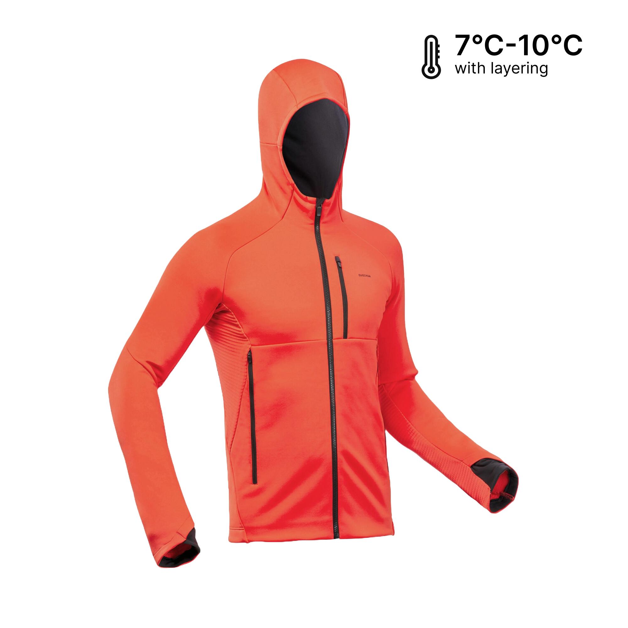 Men's Hiking Fleece Jacket - MH500 Hood