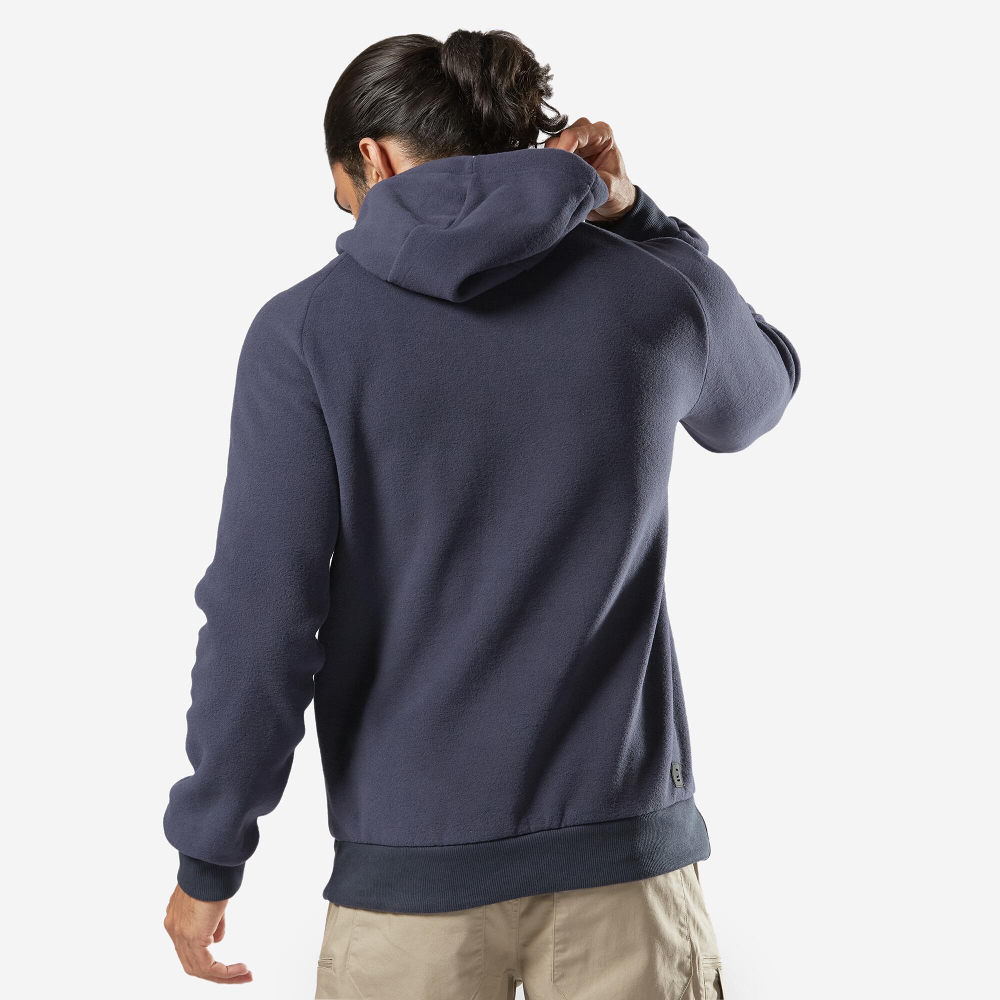 Men’s Hiking Hooded Fleece Sweatshirt - MH100