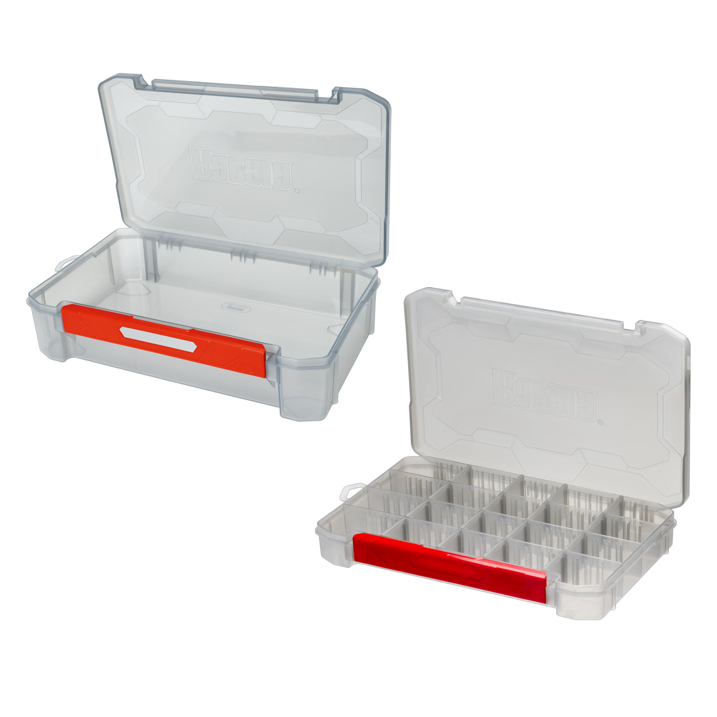 Kit Dos Cajas Pesca Tackle Tray 356 Deep Open + Tackle Tray 356 3/4