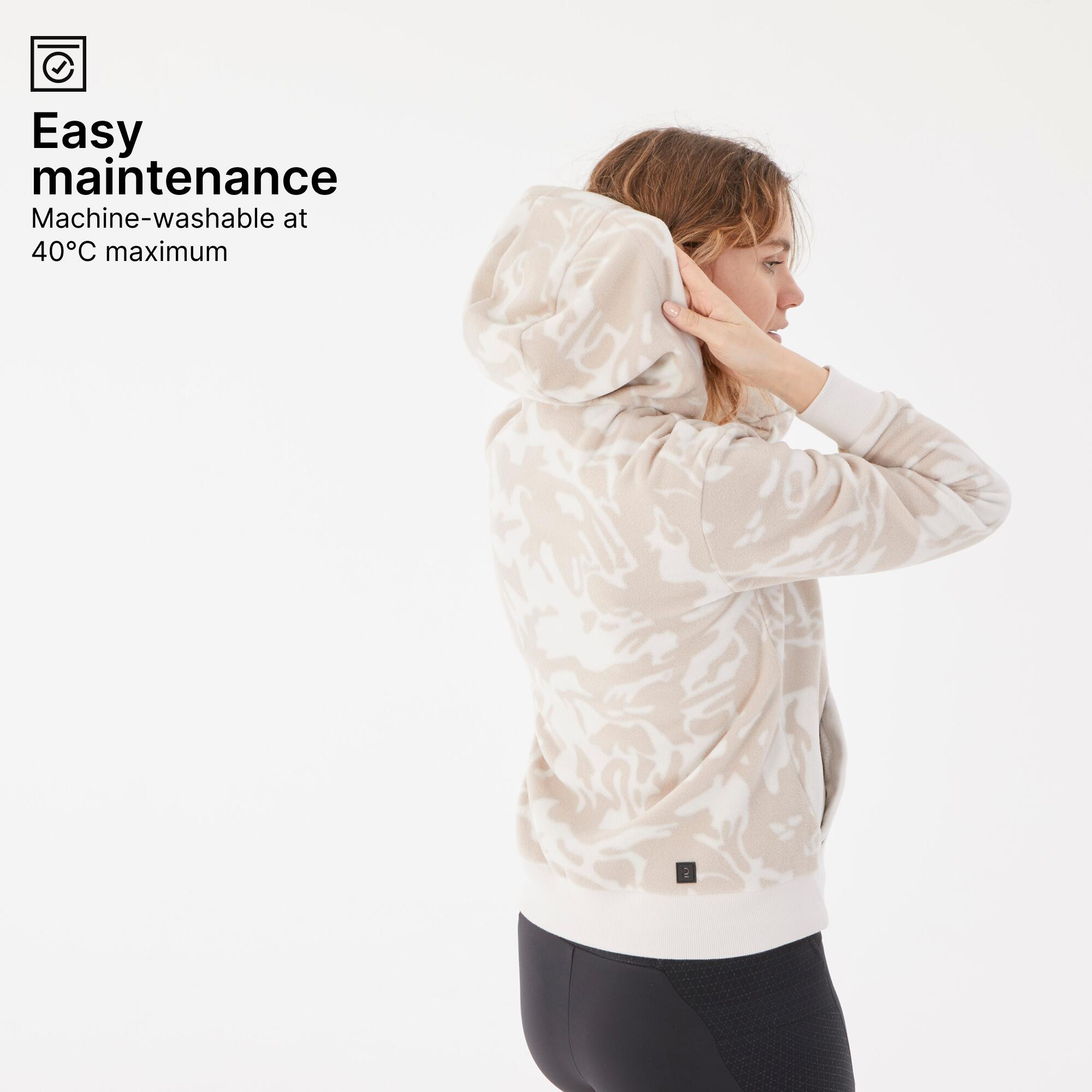 Women's Hiking Fleece Sweatshirt MH100