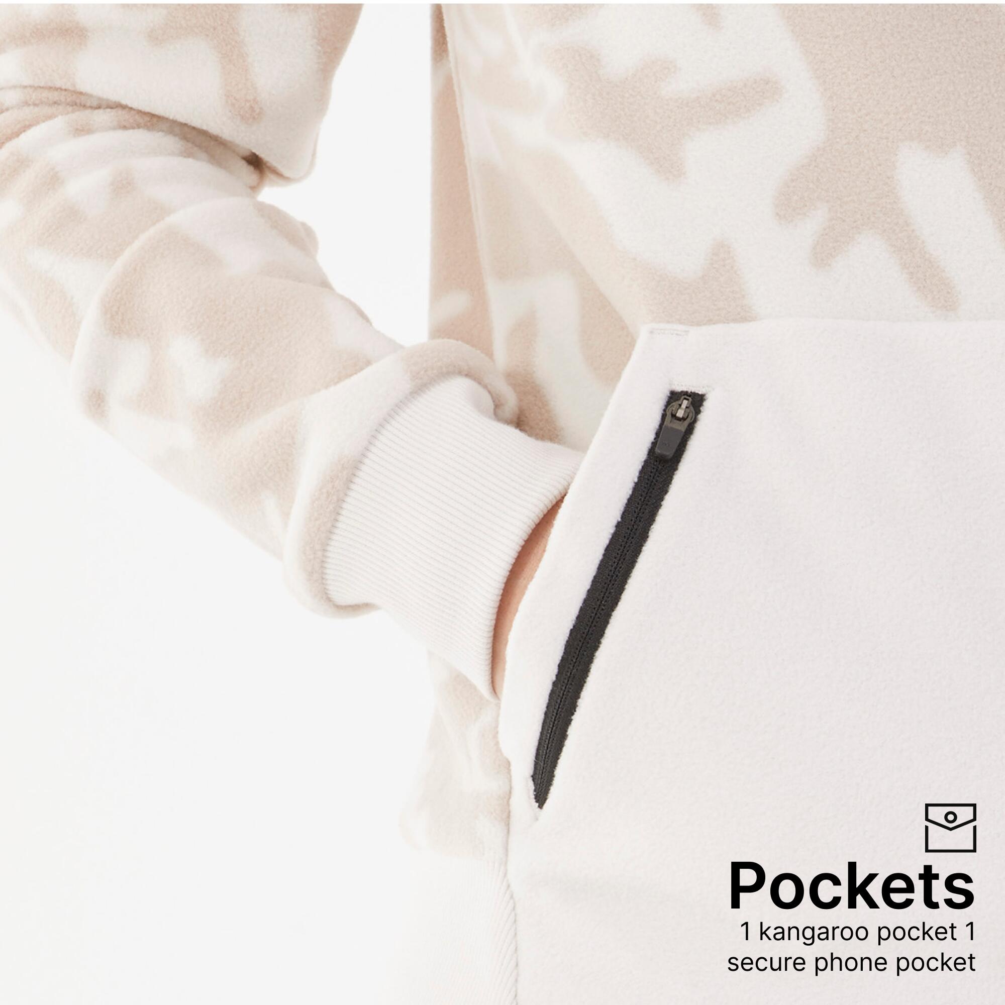 Women's Hiking Fleece Sweatshirt MH100