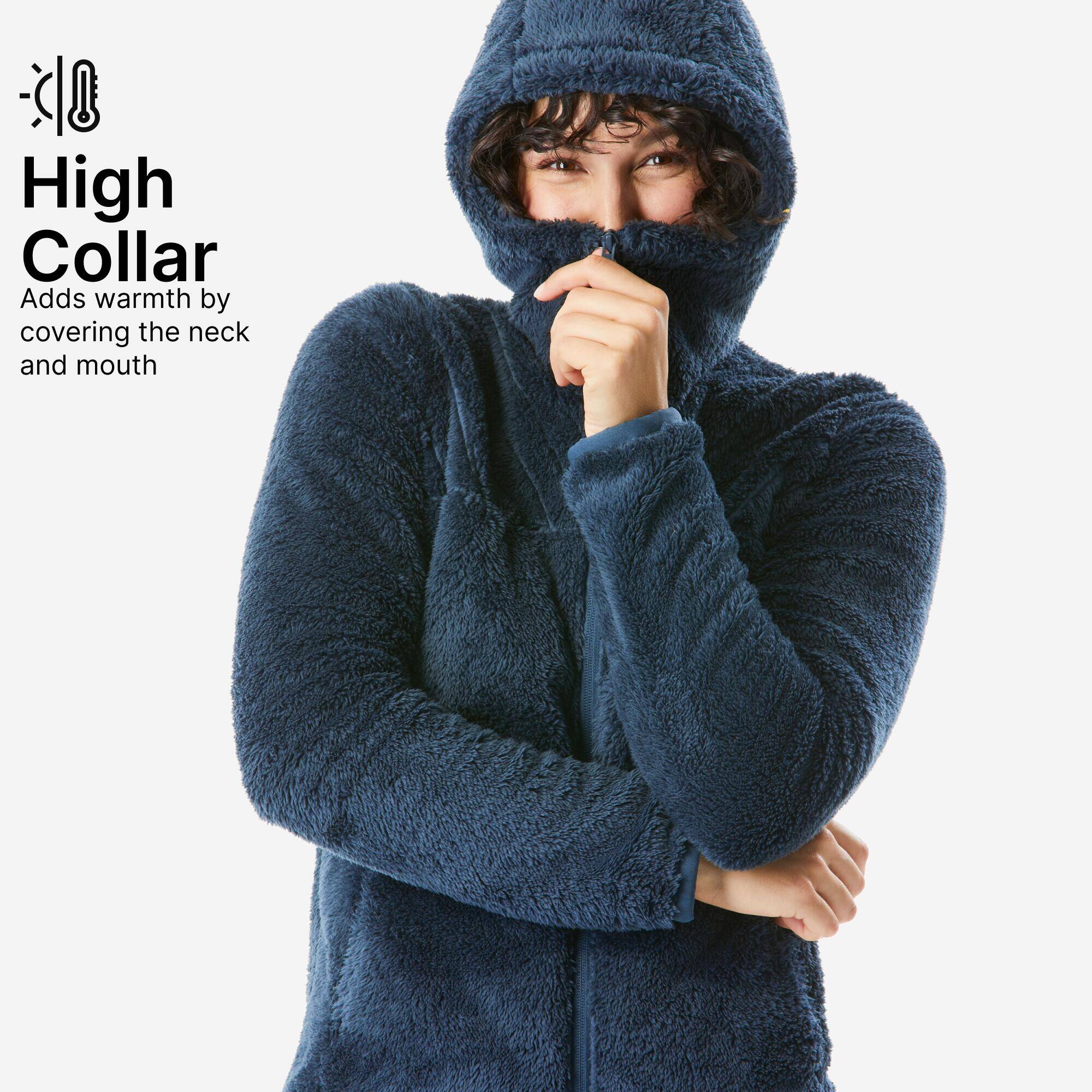 Women’s Warm Hiking Fleece - SH500 -  5
