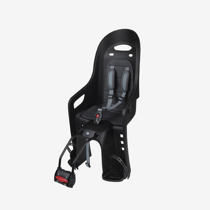 Fahrrad-Kindersitz Polisport Groovy Rahmenmontage schwarz