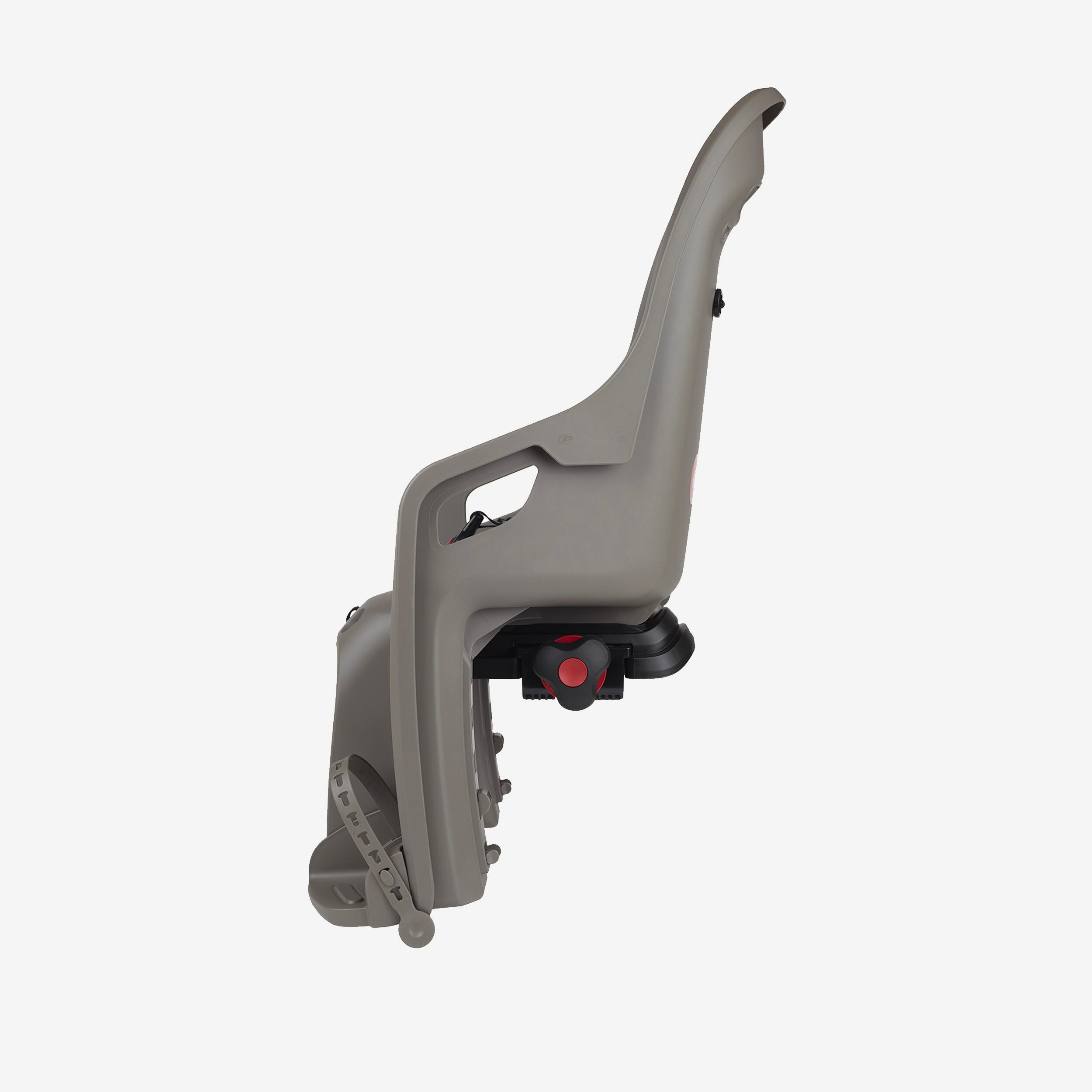 Asiento Infantil Bicicleta Groovy Gris Fijación Portaequipajes 4/6