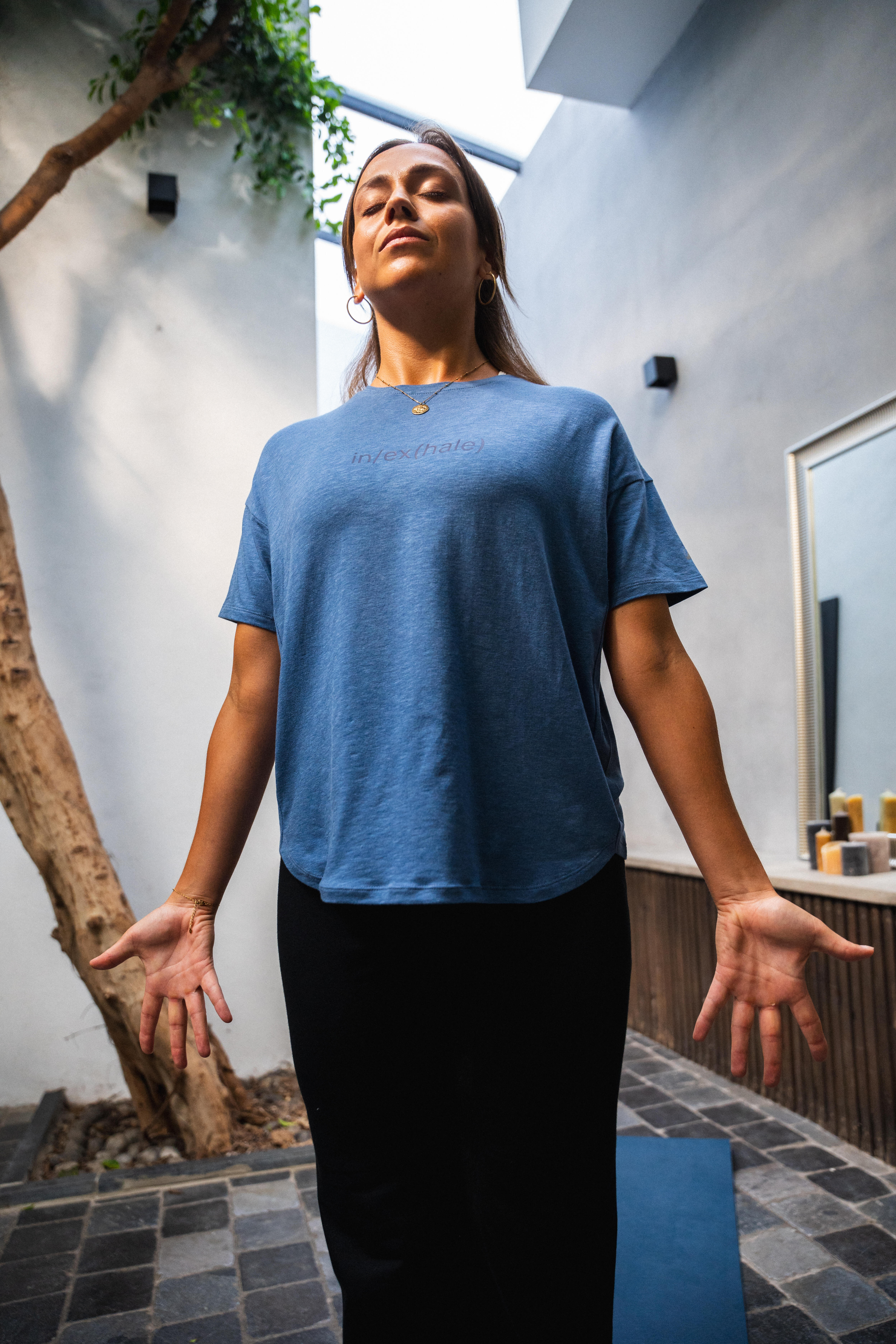 Women's Short-Sleeved Yoga T-Shirt - KIMJALY
