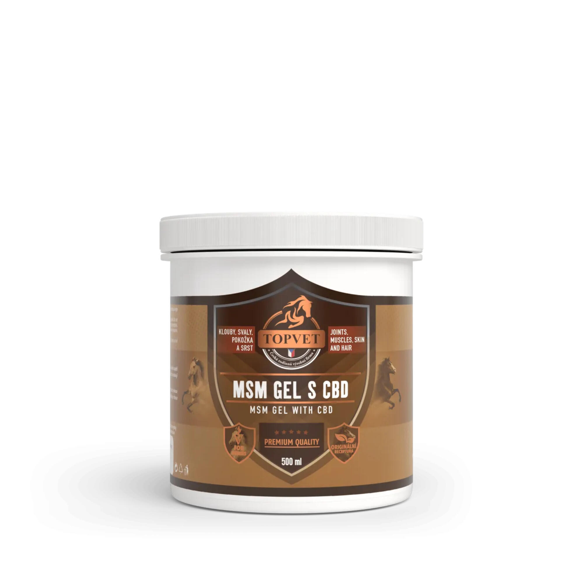 MSM gel s CBD 500 ml 1/1