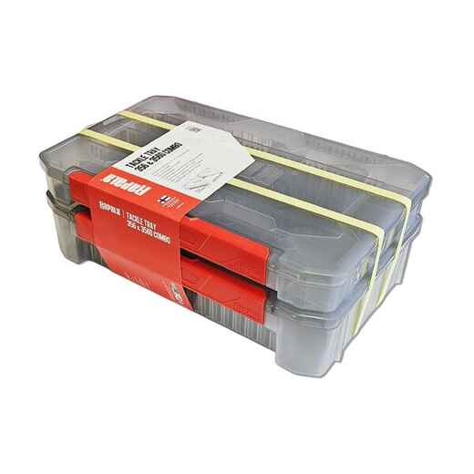 
      Kaks kalastustarvete kasti Tackle Tray 356 Deep Open + Tackle Tray 356
  