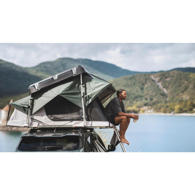 Tenda de tejadilho rígida Fresh&Black 2 lugares, Quechua x NaïtUp