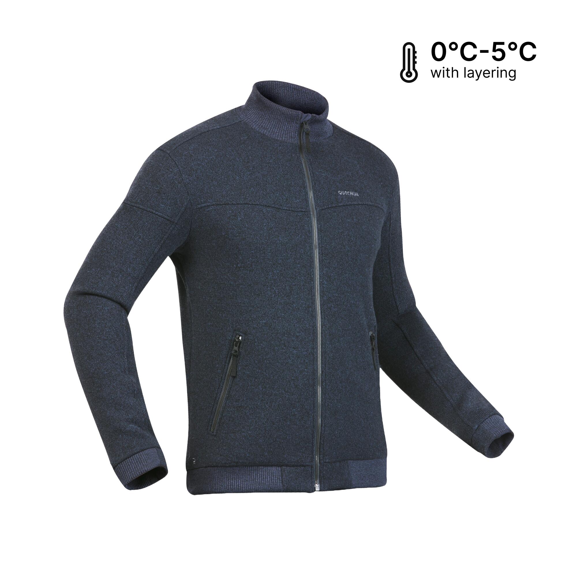 Men’s Warm Fleece Hiking Jacket - SH100