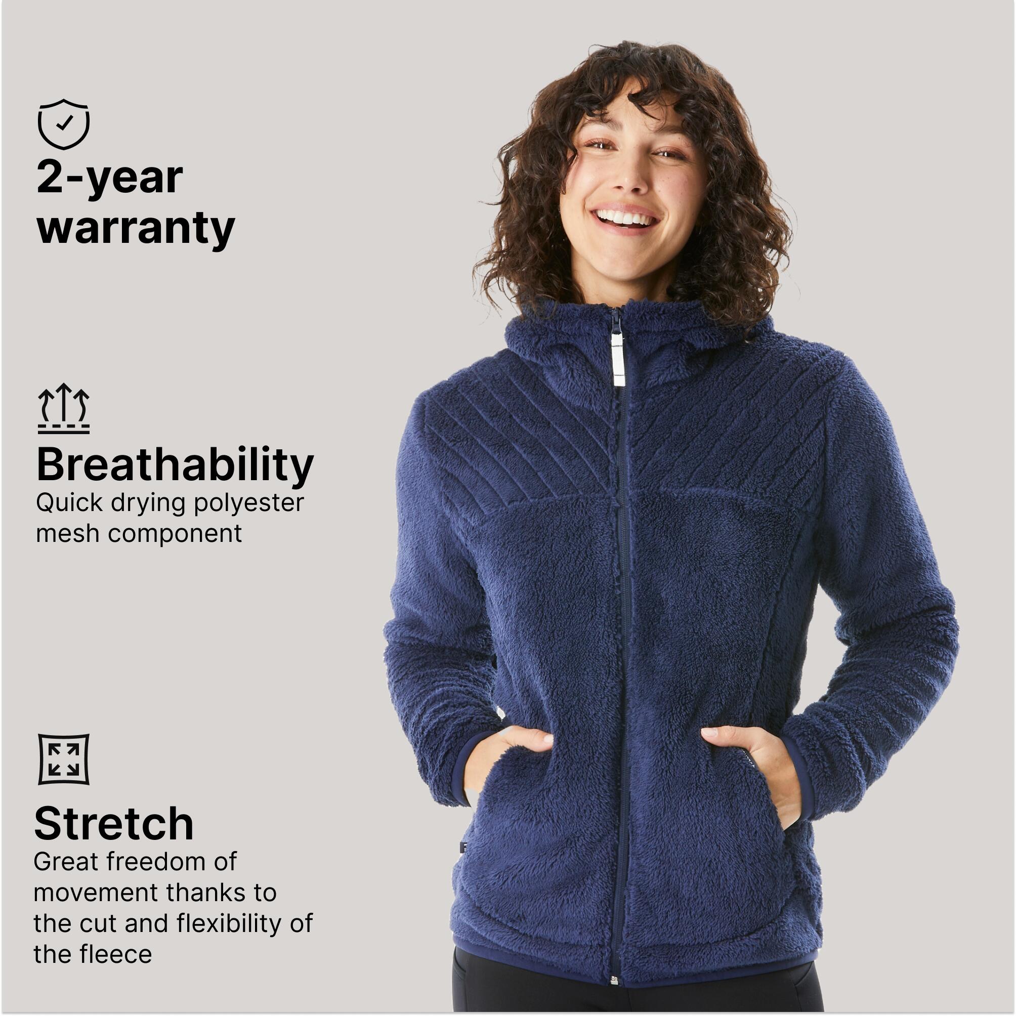 Women’s Warm Hiking Fleece - SH500