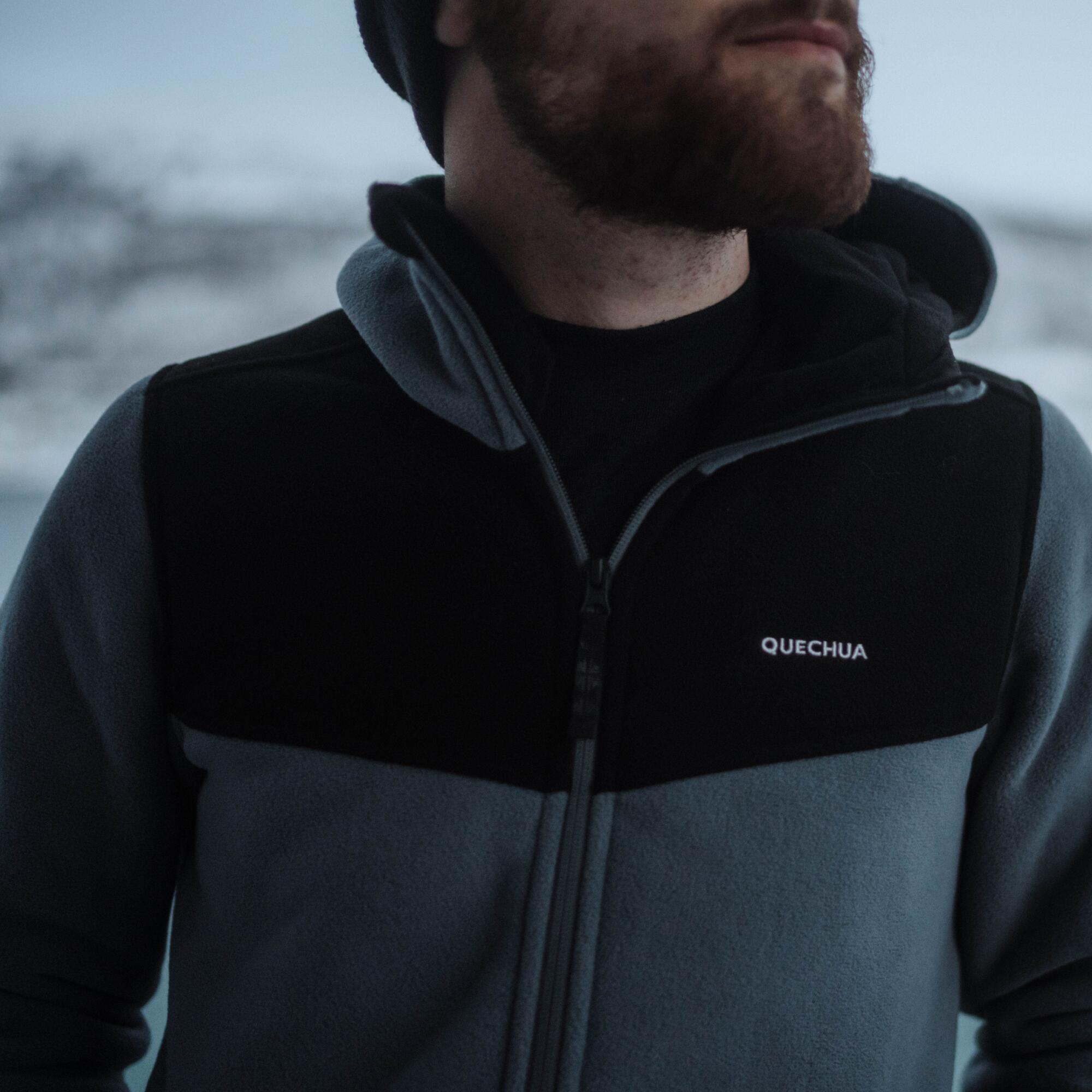 Men Warm Hiking Fleece Jacket SH500