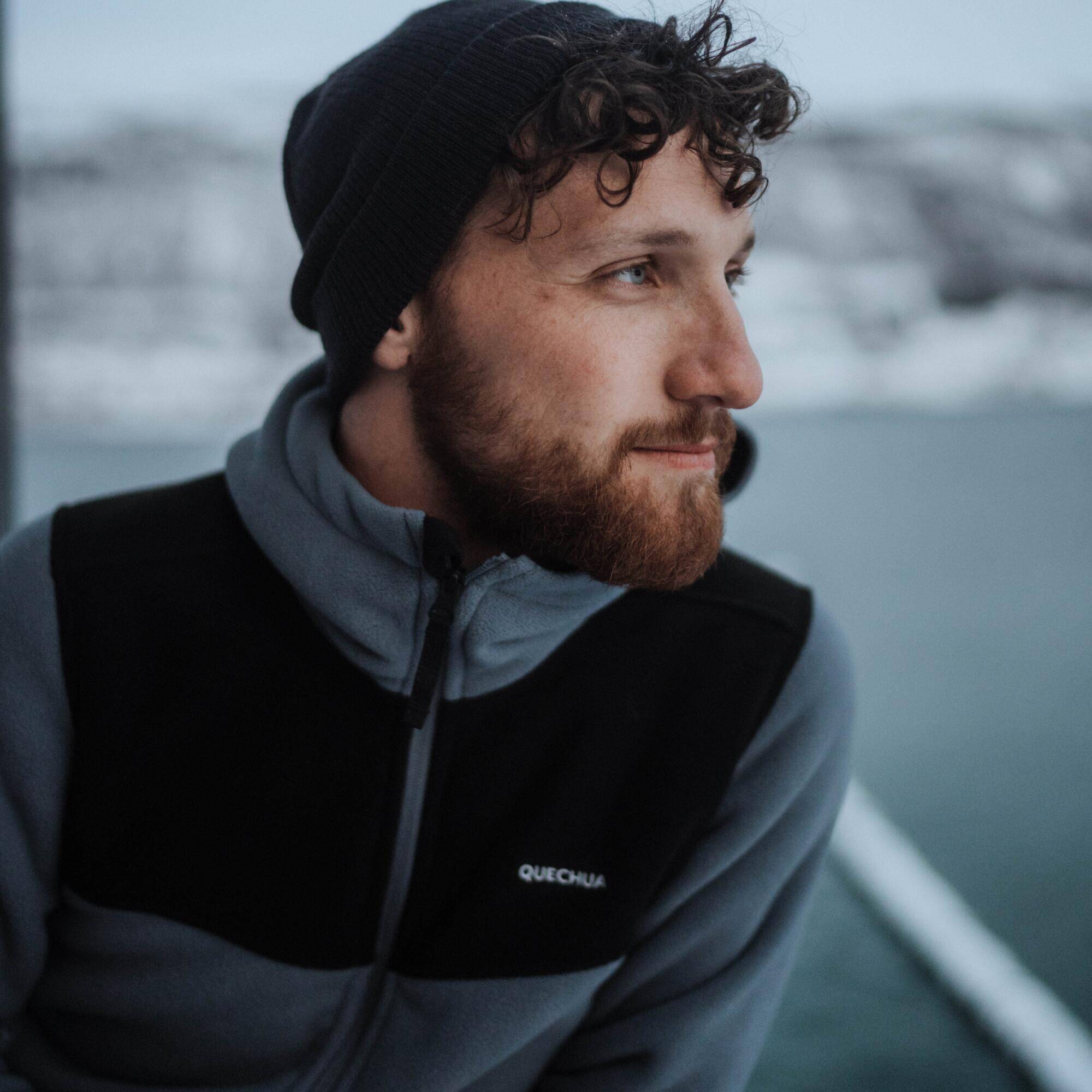 Men Warm Hiking Fleece Jacket SH500