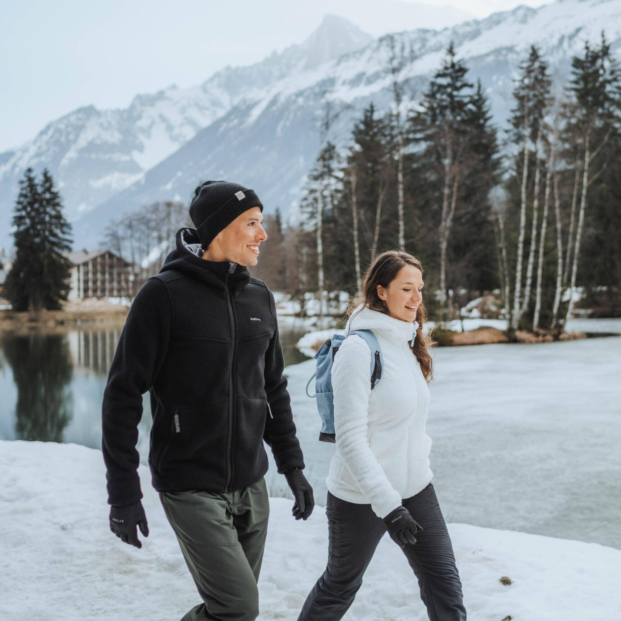 Men Warm Hiking Fleece Jacket SH500 -  5