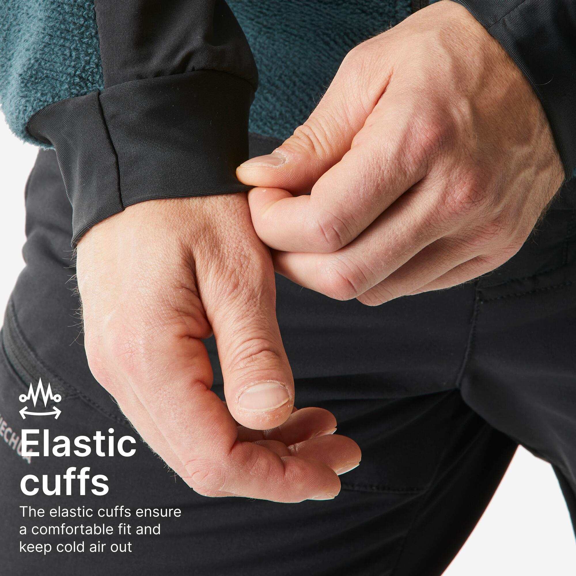 Men's hiking warm fleece jacket - SH500 MOUNTAIN