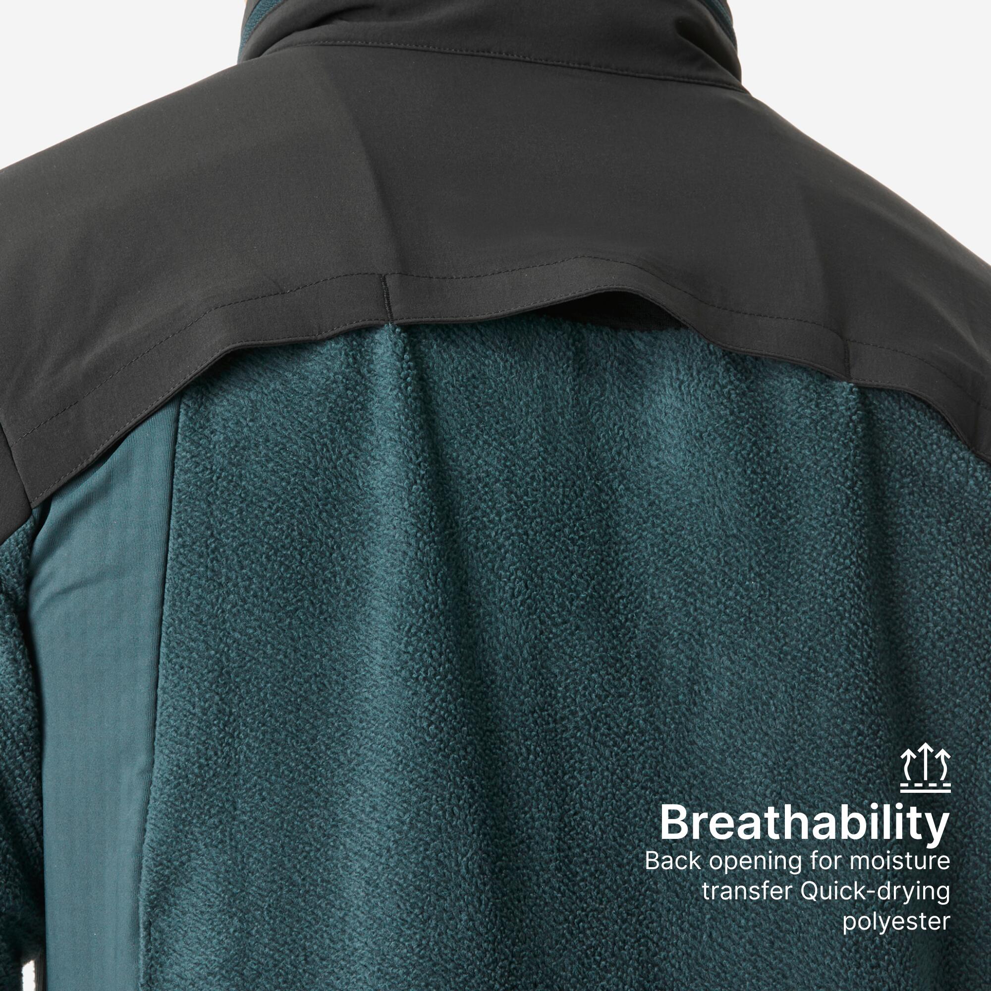 Men's hiking warm fleece jacket - SH500 MOUNTAIN