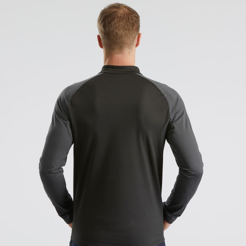 Men's hiking long-sleeved warm T-shirt - SH100