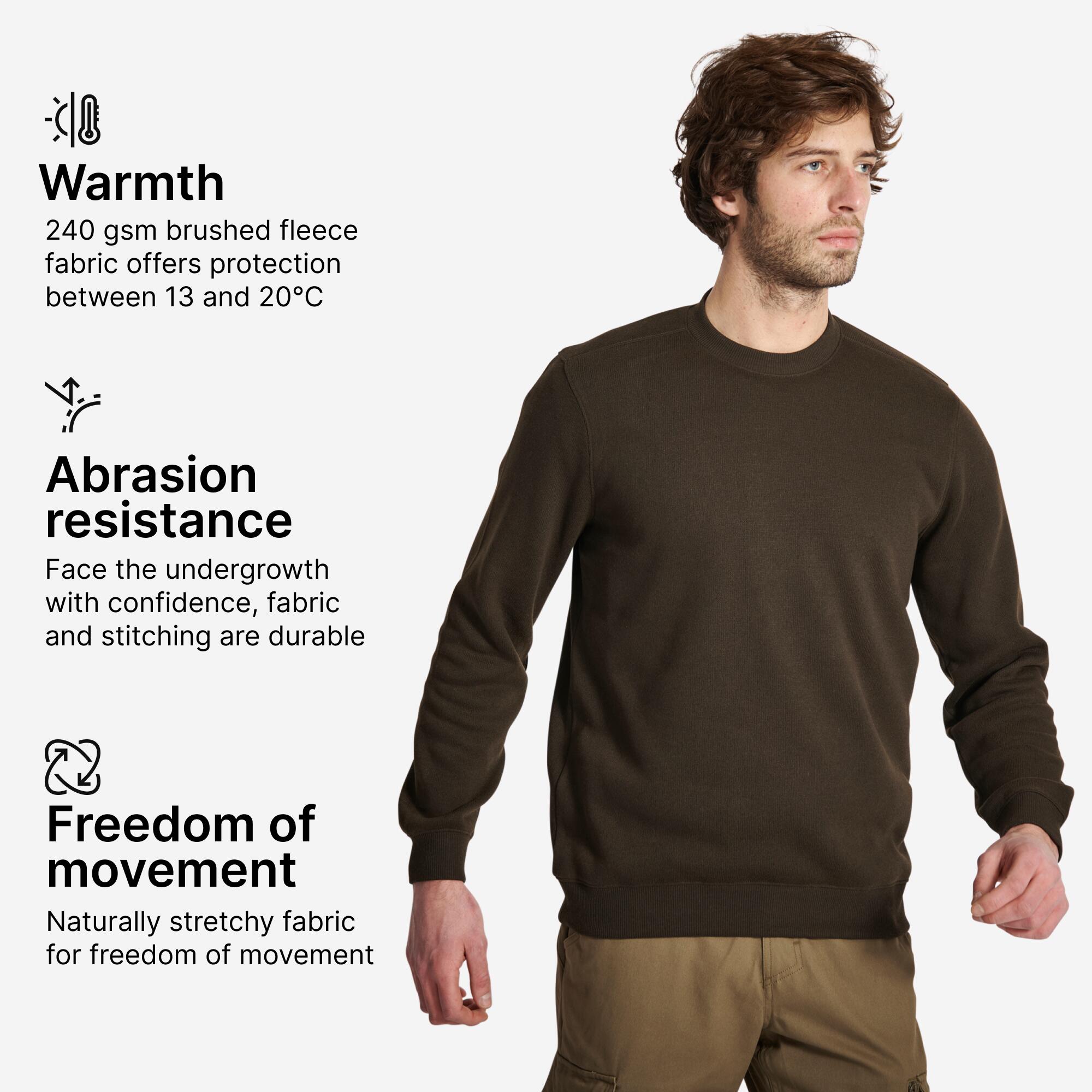 Men Pullover Sweater SG100 - Brown