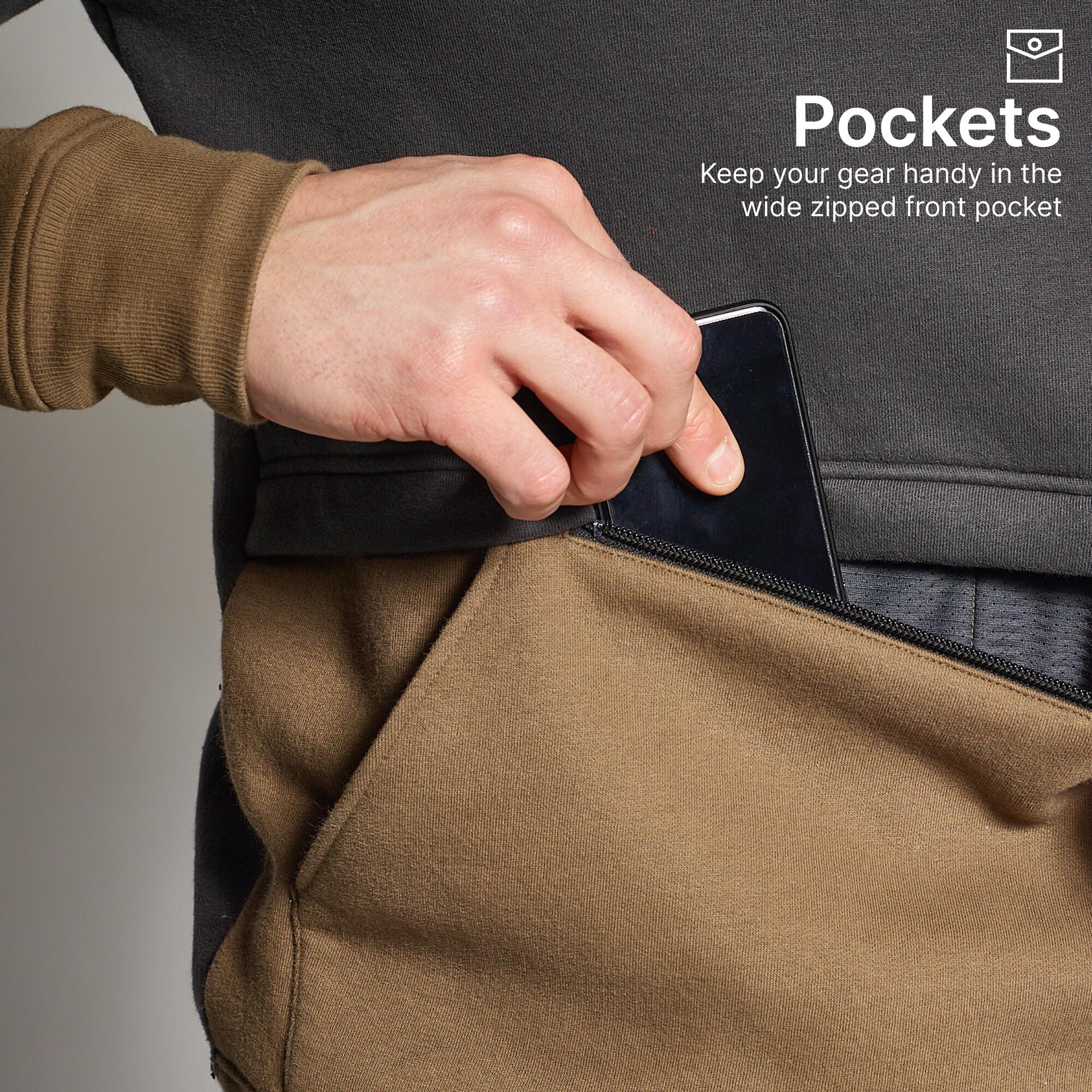 Outdoor Hoodie Sweatshirt - Beige