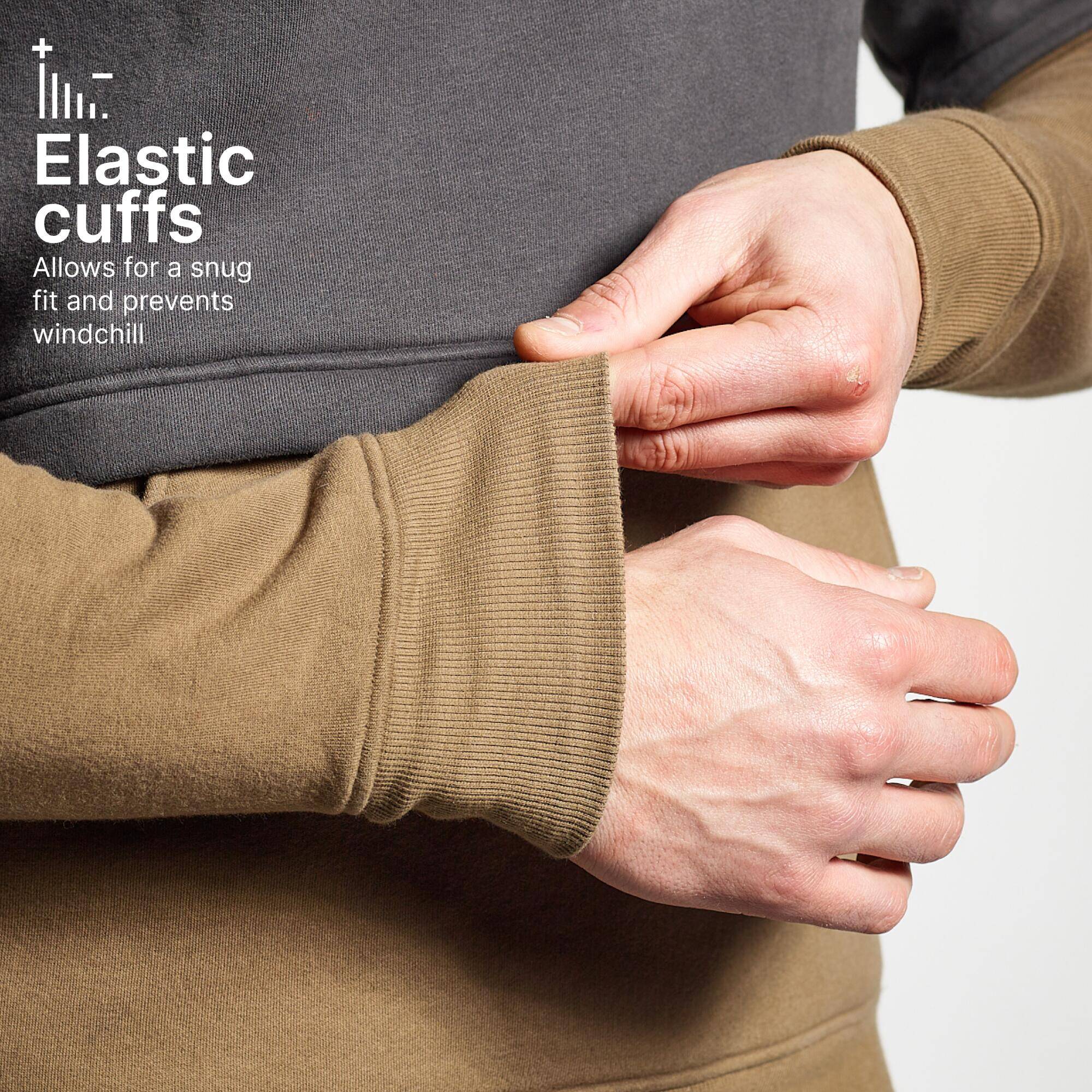 Outdoor Hoodie Sweatshirt - Beige -  5