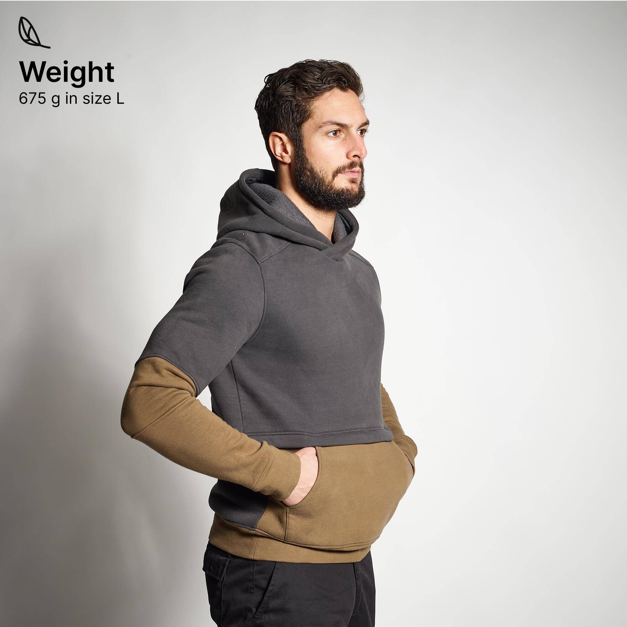 Outdoor Hoodie Sweatshirt - Beige -  4