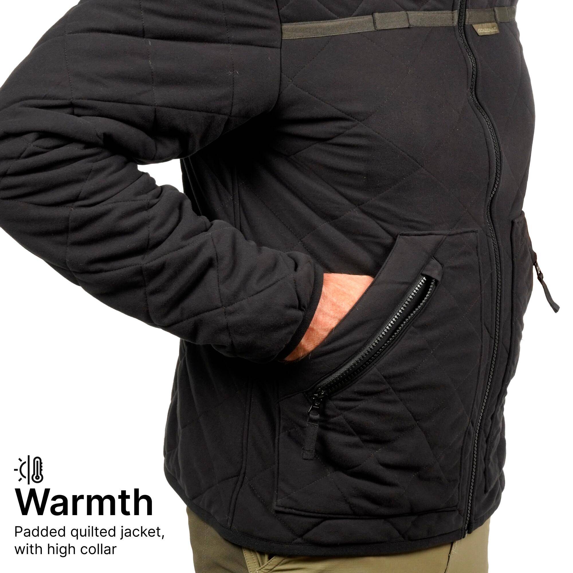 Mens Padded Jacket 500 - Black -  4