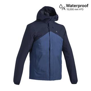 Raincoat Men Hiking Lightweight Waterproof Jacket - Blue