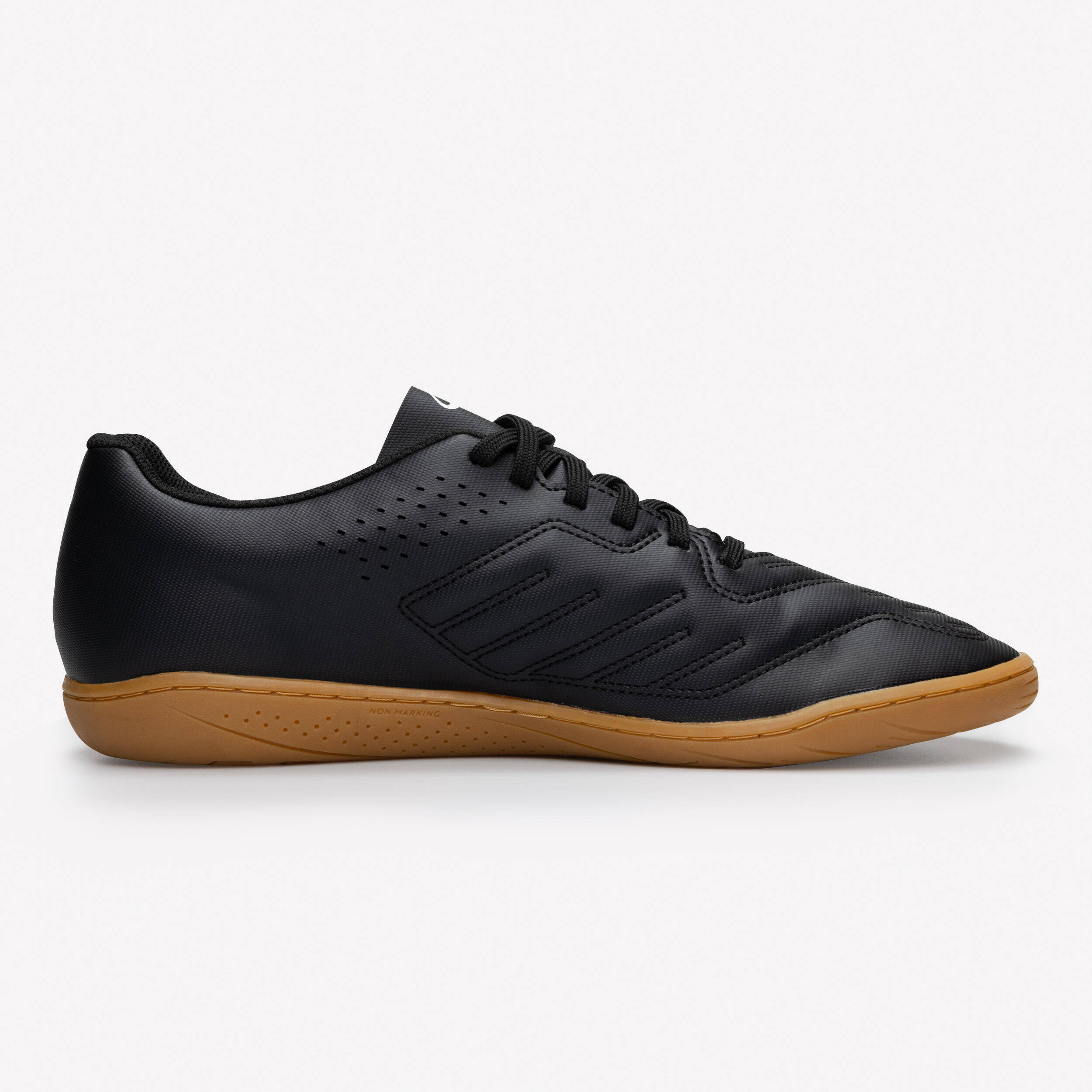 Adult Futsal Trainers 100-Black/Caramel