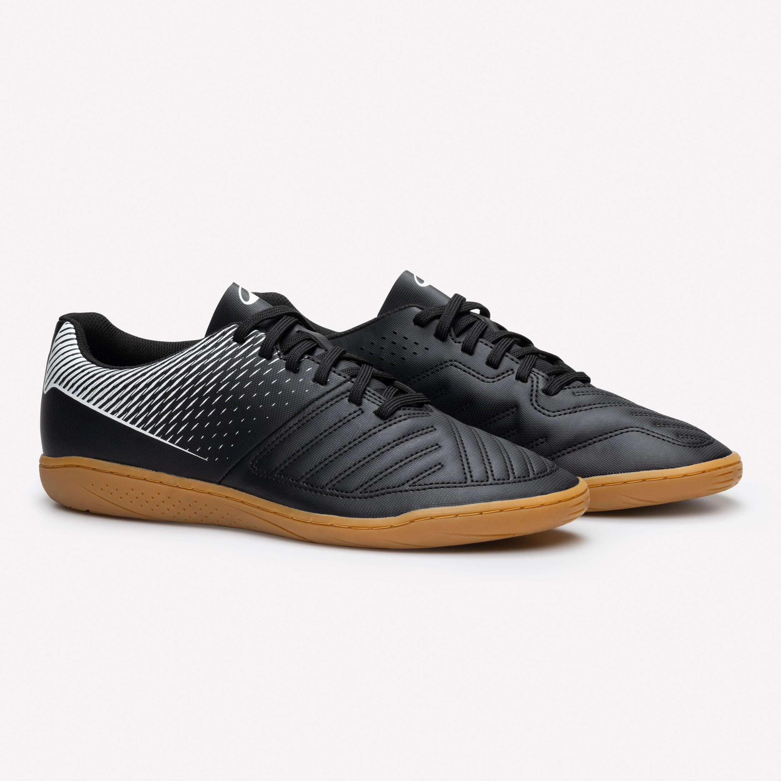 Adult Futsal Trainers 100-Black/Caramel