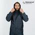 Men Full Zip Rain Jacket with Storage Pouch Blue - NH100