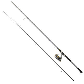 Set Canna E Mulinello Daiwa Sensor Boat Squid 2.40m Per Pesca All'eging, Con Anelli In Ossido Di Alluminio
