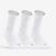 CHAUSSETTES DE TENNIS HAUTES RS 500 BLANC LOT DE 3