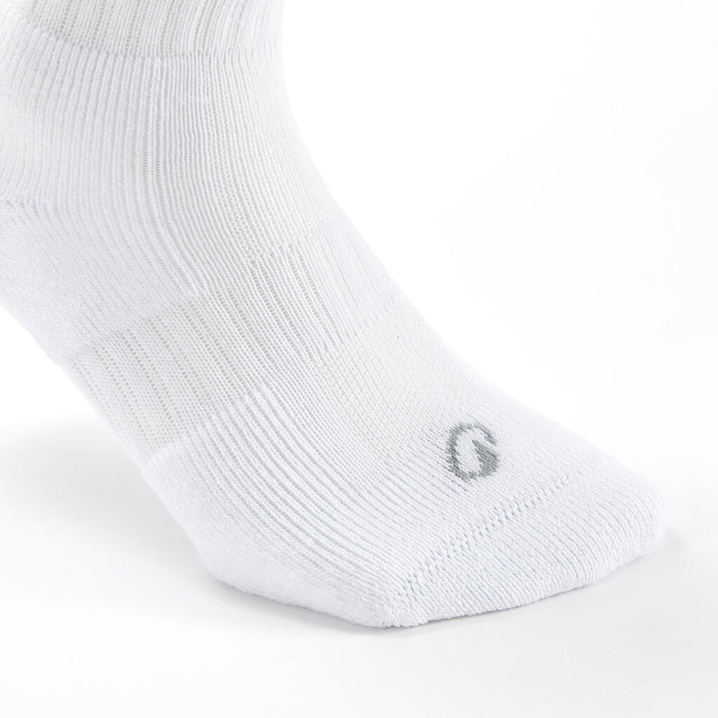 Tennissocken RS500 High 3er Pack blau/weiß/grün Decathlon