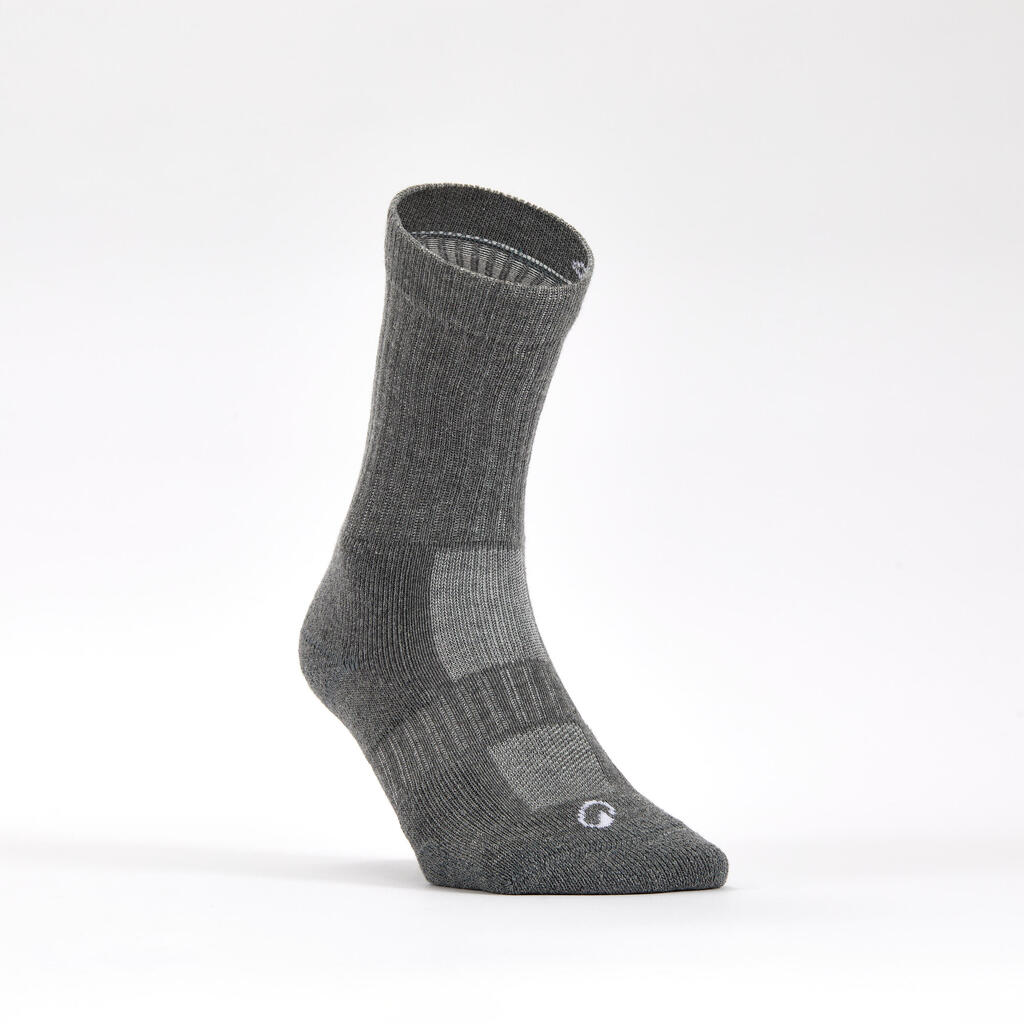 Plave/bele/zelene duboke čarape za tenis RS 500 (3 para)