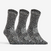 CHAUSSETTES DE TENNIS HAUTES RS 500 GRIS LOT DE 3