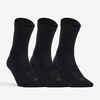 CALCETINES LARGOS DE TENIS ARTENGO RS 500 NEGRO X3