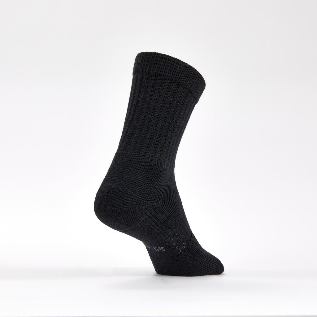 Plave/bele/zelene duboke čarape za tenis RS 500 (3 para)