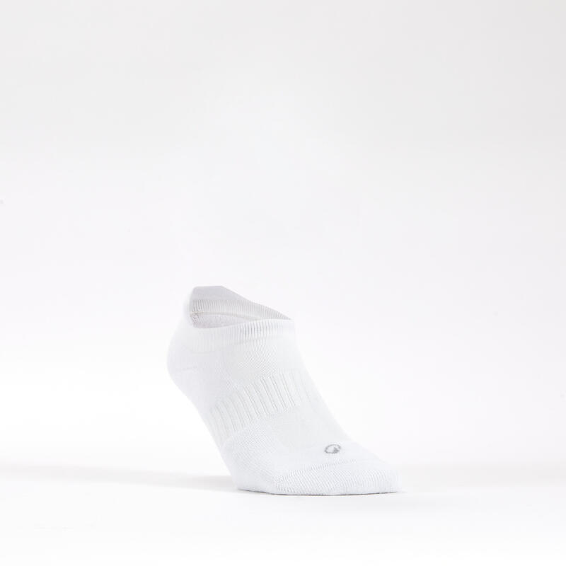 Tenis Çorabı - Kısa Konçlu - Unisex - 3 Çift - Beyaz - Decathlon RS500