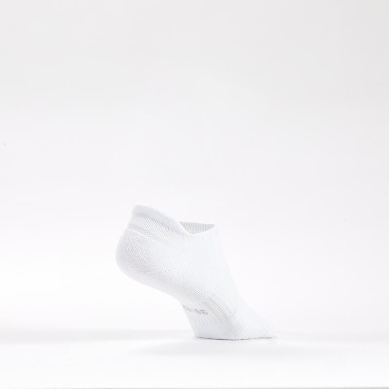 Tenis Çorabı - Kısa Konçlu - Unisex - 3 Çift - Beyaz - Decathlon RS500