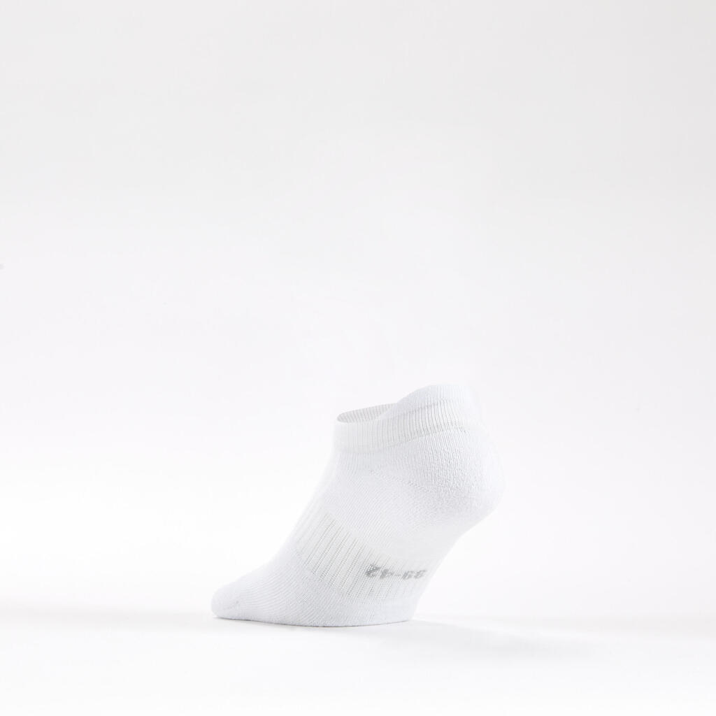 CHAUSSETTES DE SPORT BASSES DECATHLON RS 500 BLANC LOT DE 3