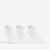 CHAUSSETTES DE SPORT BASSES DECATHLON RS 500 BLANC LOT DE 3