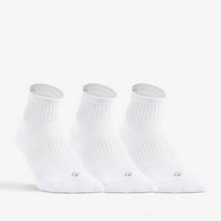 Mid-High Sports Socks Tri-Pack RS 500 - White