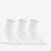 CHAUSSETTES DE SPORT MI-HAUTES RS 500 BLANC LOT DE 3